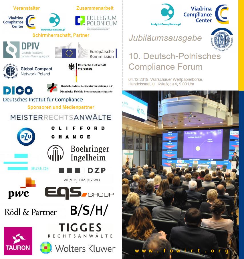 X Polsko-Niemieckie Forum Compliance