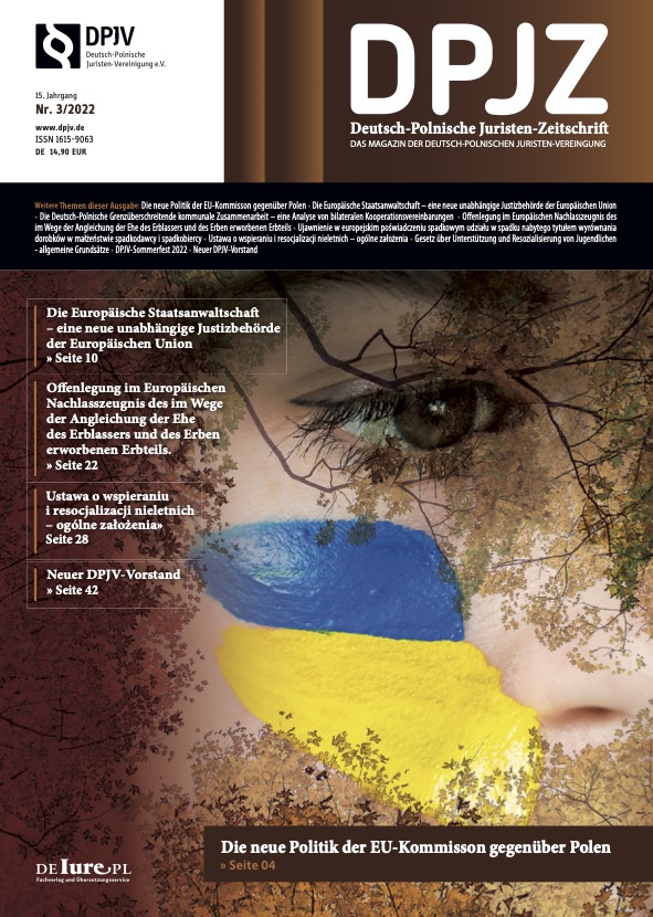 Nowy DPJZ – polsko-niemieckie czasopismo prawnicze