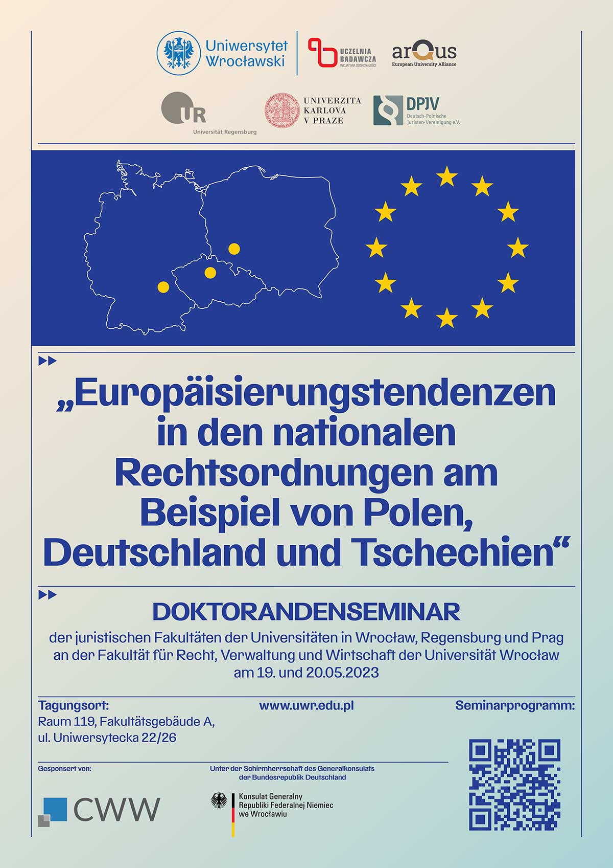 SEMINARIUM DOKTORANCKIE. „Tendencje europeizacyjne w krajowych systemach prawnych na przykładzie Polski, Niemiec i Czech”.
