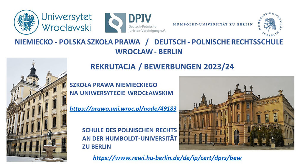 NIEMIECKO-POLSKA SZKOŁA PRAWA WROCŁAW – BERLIN